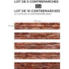 Contremarche briques rouges