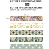Contremarche mix design art déco tropical
