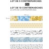 Contremarche motifs terre et mer