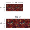 Crédence de salle de bain ethnique multicolore