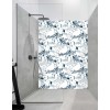 Panneau Douche style estampe Japonaise