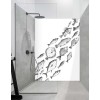 Panneau Douche banc de poissons