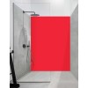 Panneau Douche couleur rouge corail