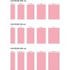 Panneau Douche couleur rose bonbon