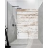 Panneau Douche effet bois vieilli