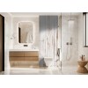 Panneau WC impression bois vieilli