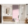 Panneau WC mosaïque rose