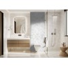Panneau WC losanges et marbre