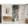 Panneau WC carreaux de ciment style oriental
