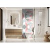 Panneau WC design pastel scandinave