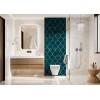 Panneau WC motif oriental chic