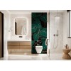 Panneau WC jungle luxuriante